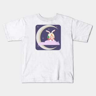 Baby on the Moon Kids T-Shirt